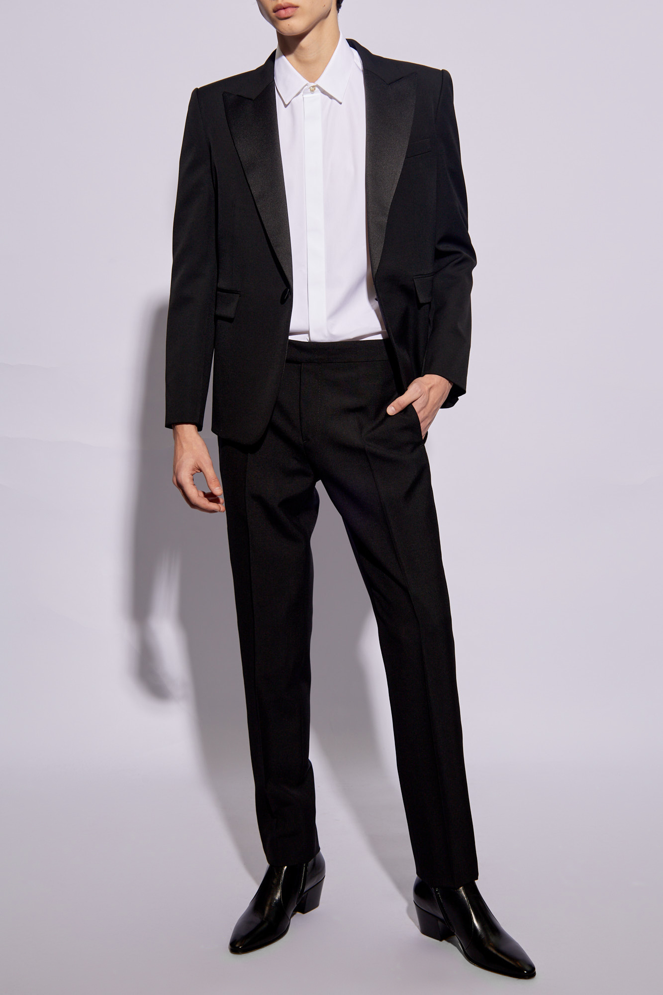Saint Laurent Cotton Shirt In White | ModeSens